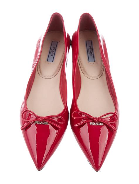 prada shoes flat|prada patent pointed toe flats.